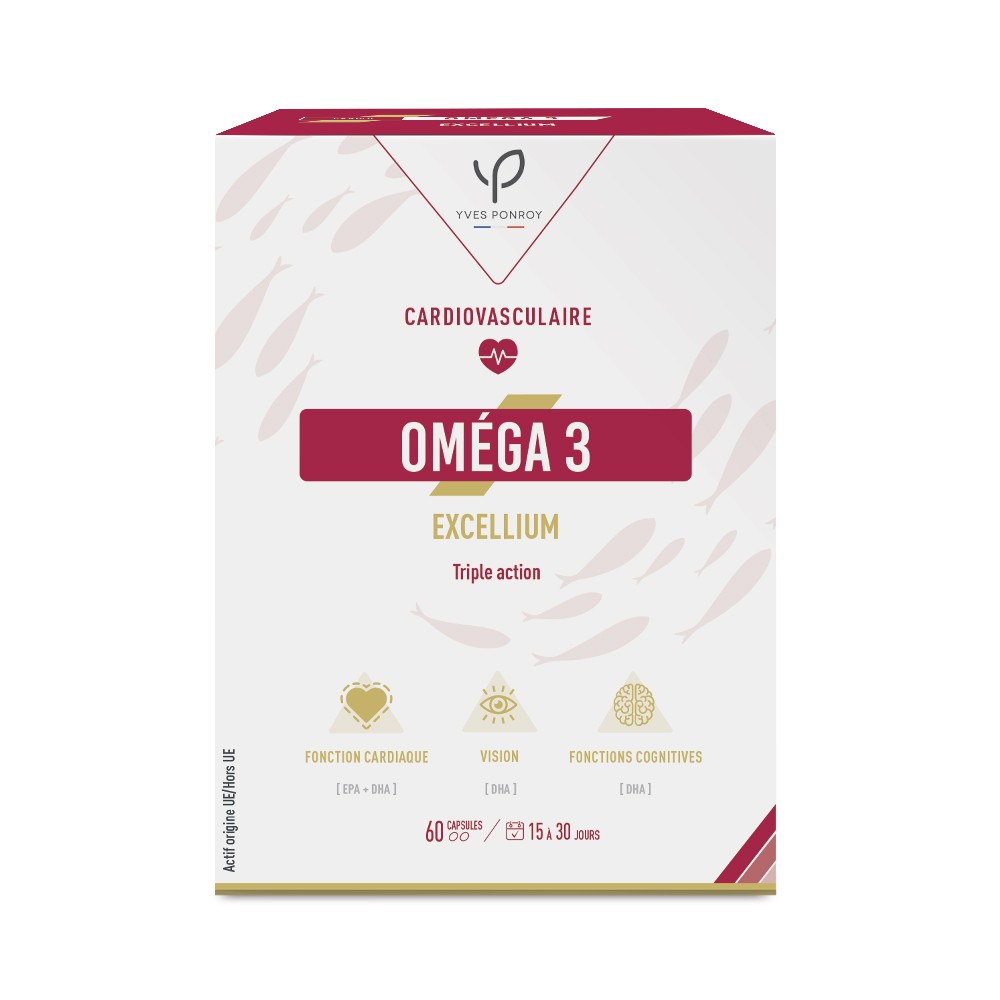 Oméga 3 : huile de poissons dédiée au maintien d'une bonne santé  cardiovasculaire