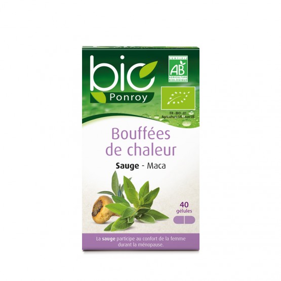 Bouffées de chaleur Bio - Ménopause / pré-ménopause | PONROY Bouffées de chaleur Bio - Ménopause / pré-ménopause | PONROY